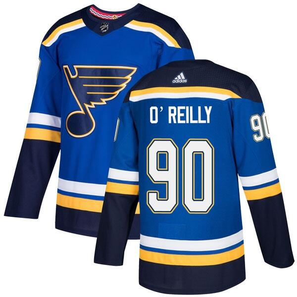 Men's St. Louis Blues #90 Ryan O'Reilly Blue Fashion Stitched NHL Jersey